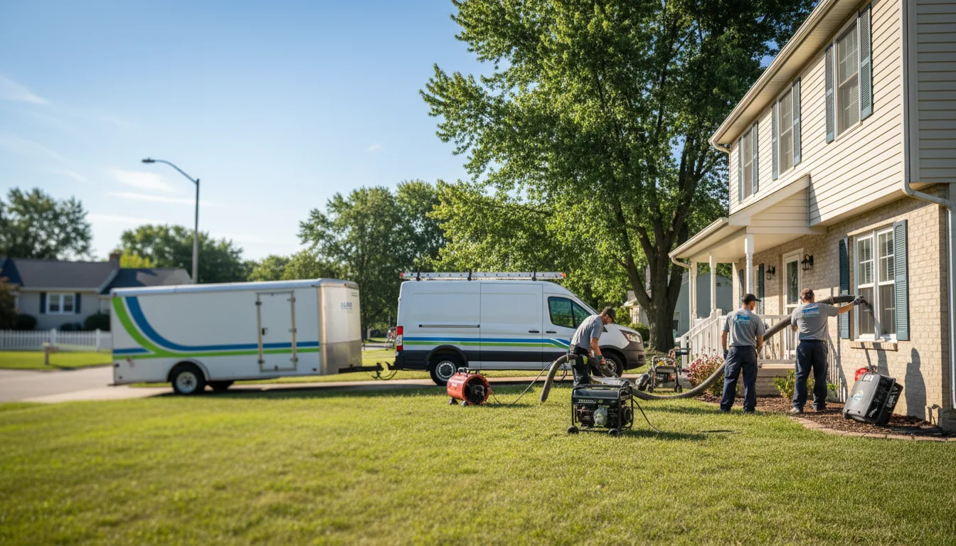 Flooded Basement Restoration And Cleanup With Repair in Postville, IA near me